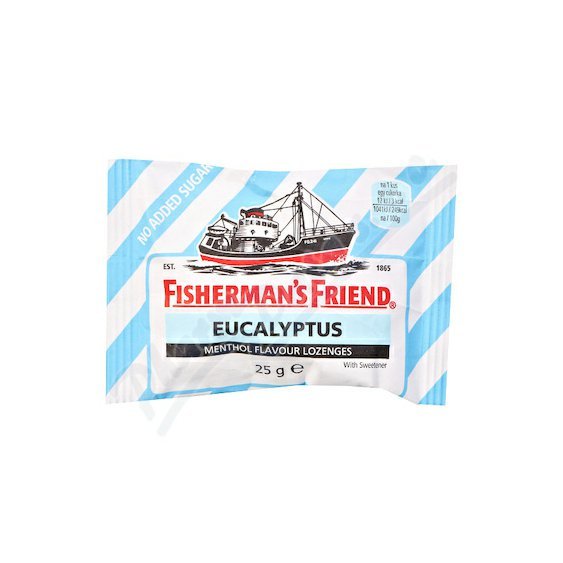 Fishermans Friend bonbóny dia eukalyptus/modré 25g