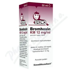 Bromhexin KM 8mg/ml por.gtt.sol.1x50ml