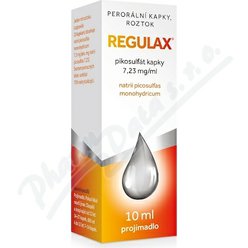 Regulax Pikosulfat kapky 7.23mg/ml gtt.sol.1x10ml Regulax Pikosulfat kapky 7.23mg/ml gtt.sol.1x10ml