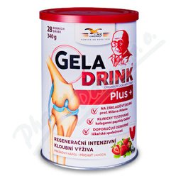 Geladrink Plus+ práškový nápoj jahoda 340g Geladrink Plus+ práškový nápoj jahoda 340g