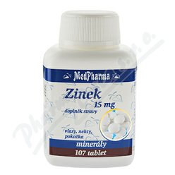 MedPharma Zinek 15mg tbl.107