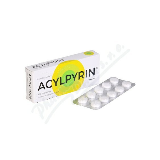 Acylpyrin 500mg tbl.nob. 10x500mg