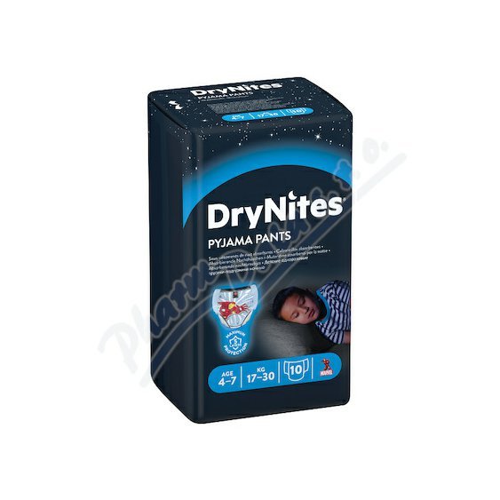 DryNites kalhot.absorb.chlapci 4-7let/17-30kg/10ks