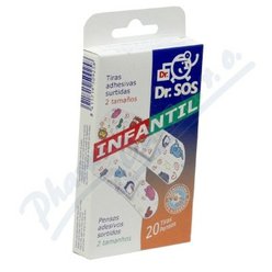 Náplasti Dr.SOS dětské hypoalergenní mix 20ks