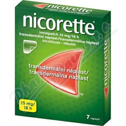 Nicorette Invisipatch 15mg/16h tdr.emp.7 I Nicorette Invisipatch 15mg/16h tdr.emp.7 I