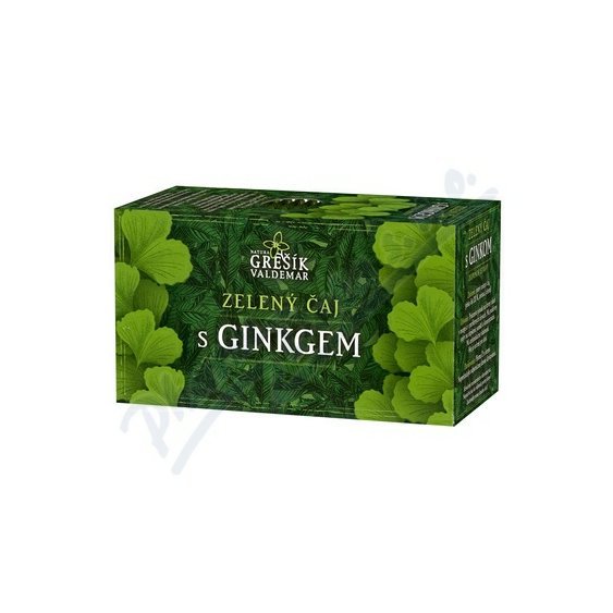 Grešík Zelený čaj s ginkgem n.s.20x1.5g přebal
