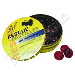 RESCUE pastilky černý rybíz 50g RESCUE pastilky černý rybíz 50g