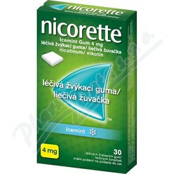 Nicorette Icemint Gum 4mg gum.mnd.30 Nicorette Icemint Gum 4mg gum.mnd.30