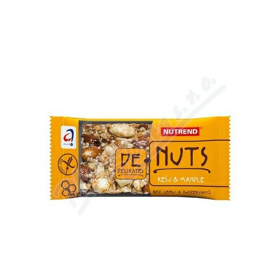 NUTREND DeNuts ořechová tyčinka kešu+mandle 35g