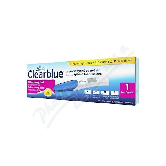 Clearblue digit.těhot.test s ukazatelem týdnů 1ks
