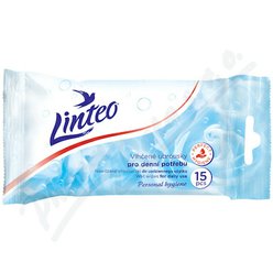 Vlhčené ubrousky LINTEO pro denní potřebu 15ks Vlhčené ubrousky LINTEO pro denní potřebu 15ks