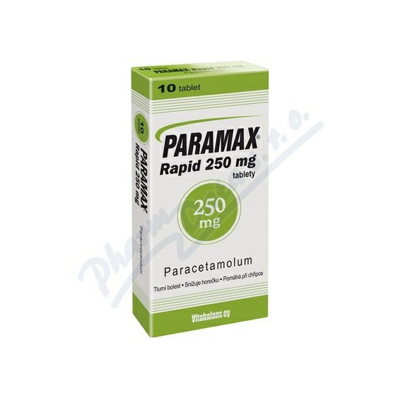 Paramax Rapid 250mg por.tbl.nob.10x250mg