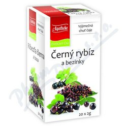 Apotheke Černý rybíz a bezinky čaj 20x2g