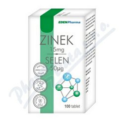 Edenpharma Zinek Selen tbl.100 Edenpharma Zinek Selen tbl.100