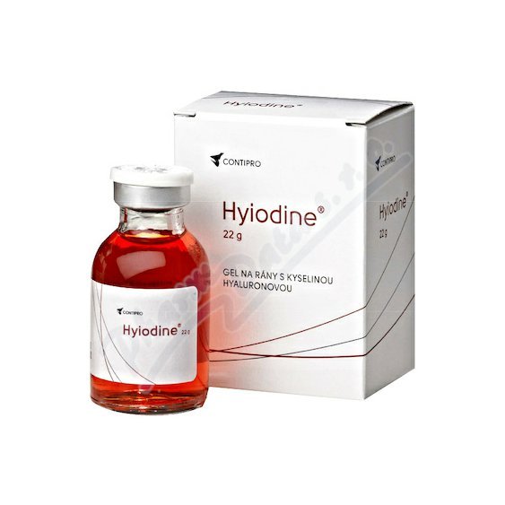 Hyiodine gel na rány s kyselinou hyaluronovou 22g