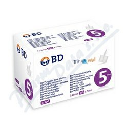 Inzulinové jehly BD 0.25x5mm (31G) 100ks Inzulinové jehly BD 0.25x5mm (31G) 100ks