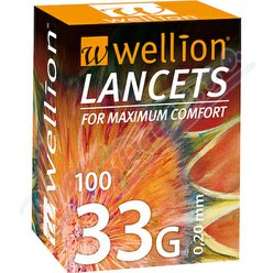 Wellion lancety 33G 100ks