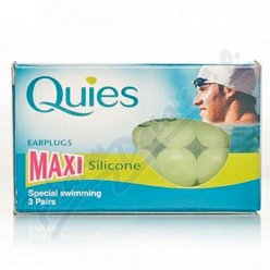 Quies chránič sluchu silikon.plavání maxi 3 páry Quies chránič sluchu silikon.plavání maxi 3 páry