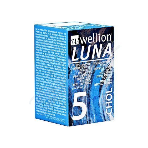 Wellion LUNA testovací proužky cholesterol 5ks