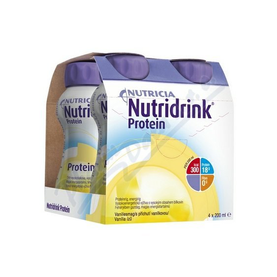Nutridrink Protein s přích.vanilka 4x200ml Nový