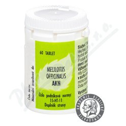 Melilotus officinalis AKH tbl.60 Melilotus officinalis AKH tbl.60