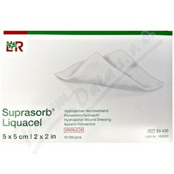 Krytí Suprasorb Liquacel sterilní 5x5cm 10ks