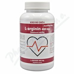 AcePharma L-arginin cps.100x400mg AcePharma L-arginin cps.100x400mg