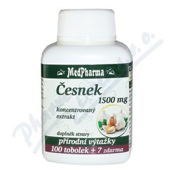 MedPharma Česnek 1500mg tob.107