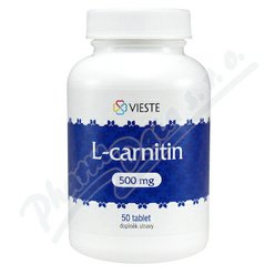 Vieste L-carnitin 500mg tbl.50 Vieste L-carnitin 500mg tbl.50