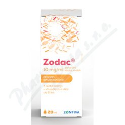 Zodac gtt.10mg/ml por.gtt.sol.1x20ml II Zodac gtt.10mg/ml por.gtt.sol.1x20ml II