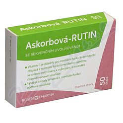 Rosen Askorbová RUTIN drg.50