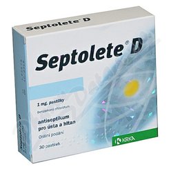 Septolete D 1mg pas.30 II