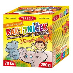 RAKYTNÍČEK želatinky 70ks DŽUNGLE