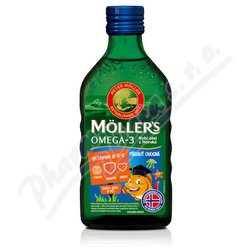 Mollers Omega 3 Ovocná příchuť 250ml Mollers Omega 3 Ovocná příchuť 250ml