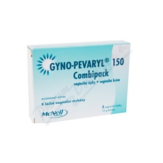 Gyno-Pevaryl Combipack150mg+10mg crm+vag.glb.3+15g