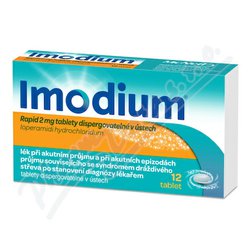 Imodium Rapid 2mg por.tbl.dis.12 Imodium Rapid 2mg por.tbl.dis.12
