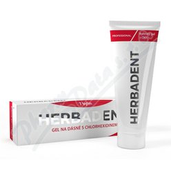 HERBADENT PROFES.bylin.gel na dásně s chlorhex.25g
