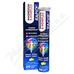 Magnesium B-komplex RAPID Glenmark tbl.eff.20 Magnesium B-komplex RAPID Glenmark tbl.eff.20