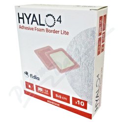 Hyalo4 Silic.Adhes.Border Lite Foam Dre.5x5cm 10ks Hyalo4 Silic.Adhes.Border Lite Foam Dre.5x5cm 10ks