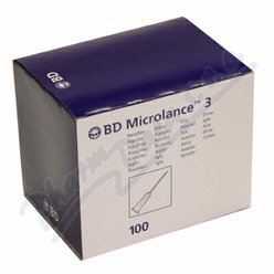 BD Microlance Inj. jehla 25G 0.50x25 oranž.100ks BD Microlance Inj. jehla 25G 0.50x25 oranž.100ks