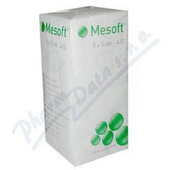 Mesoft komprese nesterilní 5x5cm 100ks