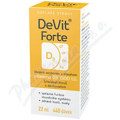 DeVit Forte Vitamín D3 1500 I.U.22ml DeVit Forte Vitamín D3 1500 I.U.22ml