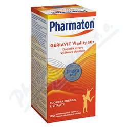Pharmaton Geriavit Vitality 50+ tbl.100 Pharmaton Geriavit Vitality 50+ tbl.100