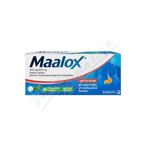 Maalox 400mg/400mg tbl.mnd.40
