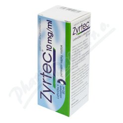 Zyrtec 10mg/ml por.gtt.sol.1x20ml Zyrtec 10mg/ml por.gtt.sol.1x20ml