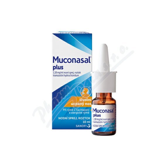 Muconasal Plus 1.18mg/ml nas.spr.sol.1x10ml