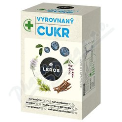 LEROS Vyrovnaný cukr čaj 20x1g