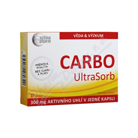 Astina CARBO UltraSorb 300mg cps.20