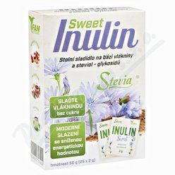 Inulin Sweet vláknina na slazení 25x2g Inulin Sweet vláknina na slazení 25x2g
