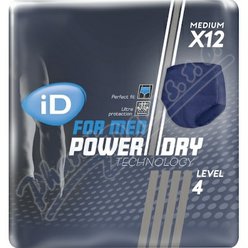 iD for Men Power Dry Level 4 M 12ks